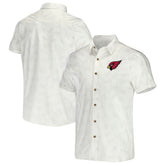 Fanatics Arizona Cardinals NFL x Darius Rucker Collection Woven Button-Up T-Shirt White