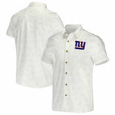 Fanatics New York Giants NFL x Darius Rucker Collection Woven Button-Up T-Shirt White