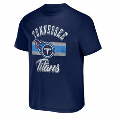 Fanatics Tennessee Titans NFL x Darius Rucker Collection Stripe T-Shirt Navy