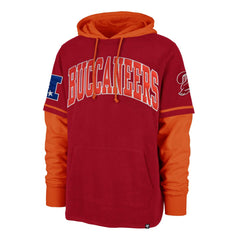 47 brand Tampa Bay Buccaneers '47 Shortstop Pullover Hoodie Red