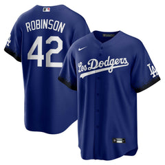 Jackie Robinson Los Angeles Dodgers Nike City Connect Replica Player Jersey - Royal - Nike on Sale