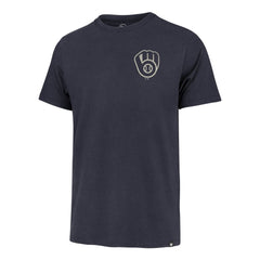 Milwaukee Brewers '47 Turn Back Franklin T-Shirt - Navy - 47 brand Sale
