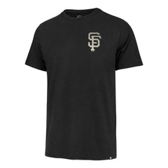 San Francisco Giants '47 Turn Back Franklin T-Shirt - Black - 47 brand Lifestyle