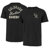 Colorado Rockies '47 Turn Back Franklin T-Shirt - Black - 47 brand Online