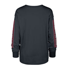 Atlanta Braves '47 Women's Statement Long Sleeve T-Shirt - Navy - 47 brand Discount