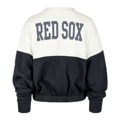 Boston Red Sox '47 Women's Take Two Bonita Pullover Sweatshirt - White/Navy - 47 brand Online