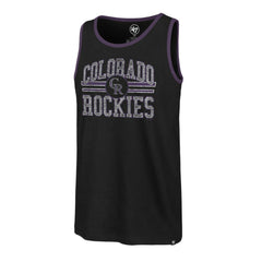 Colorado Rockies '47 Winger Franklin Tank Top - Black - 47 brand Lifestyle