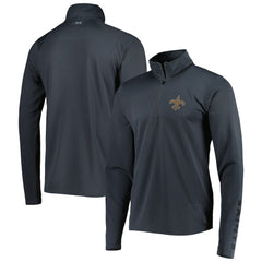 New Orleans Saints MSX by Michael Strahan Half-Zip Pullover Charcoal