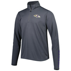 Baltimore Ravens MSX by Michael Strahan Half-Zip Pullover Charcoal