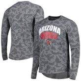 Arizona Cardinals MSX by Michael Strahan Performance Camo Long Sleeve T-Shirt Gray