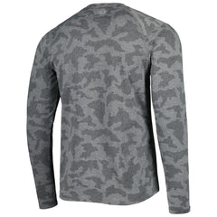 Detroit Lions MSX by Michael Strahan Performance Camo Long Sleeve T-Shirt Black