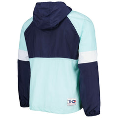 Seattle Kraken Tommy Hilfiger Raglan Half-Zip Jacket - Deep Sea Blue/White - NHL 4897615