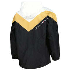 Vegas Golden Knights Tommy Hilfiger Women's Staci Half-Zip Windbreaker Jacket - Black/Gold - NHL 4897619