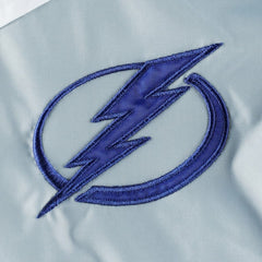 Tampa Bay Lightning Tommy Hilfiger Women's Staci Half-Zip Windbreaker Jacket - Blue/Silver - NHL 4897629