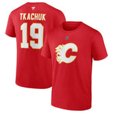 Matthew Tkachuk Calgary Flames Fanatics Authentic Stack Name & Number T-Shirt - Red - NHL 4898887
