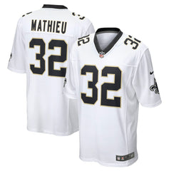 Nike Tyrann Mathieu New Orleans Saints Game Jersey White