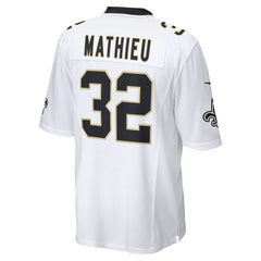 Nike Tyrann Mathieu New Orleans Saints Game Jersey White