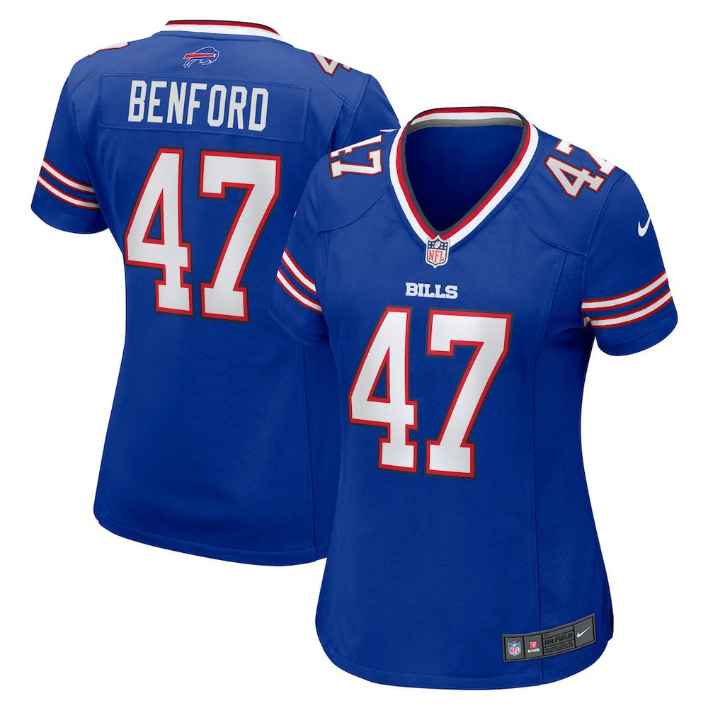 Nike Christian Benford Buffalo Bills Women's Game Jersey Royal