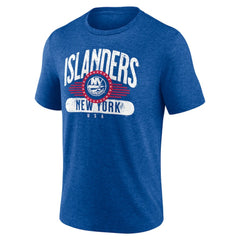 New York Islanders Badge of Honor Tri-Blend T-Shirt - Royal - NHL 4900426