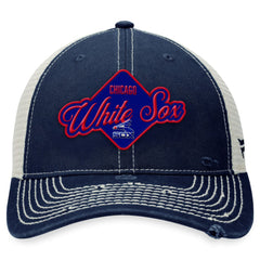 Chicago White Sox Fanatics Heritage Trucker Snapback Hat - Navy - Fanatics Discount