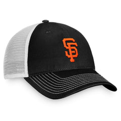 San Francisco Giants Fanatics Team Core Unstructured Trucker Adjustable Hat - Black/White - Fanatics Online