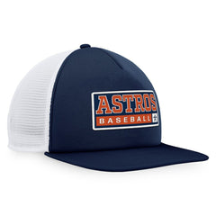 Houston Astros Majestic Foam Trucker Snapback Hat - Navy/White - MLB Online