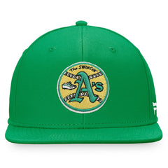 Athletics Fanatics Cooperstown Collection Core Snapback Hat - Kelly Green - Fanatics Lifestyle