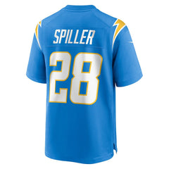 Nike Isaiah Spiller Los Angeles Chargers Game Jersey Powder Blue