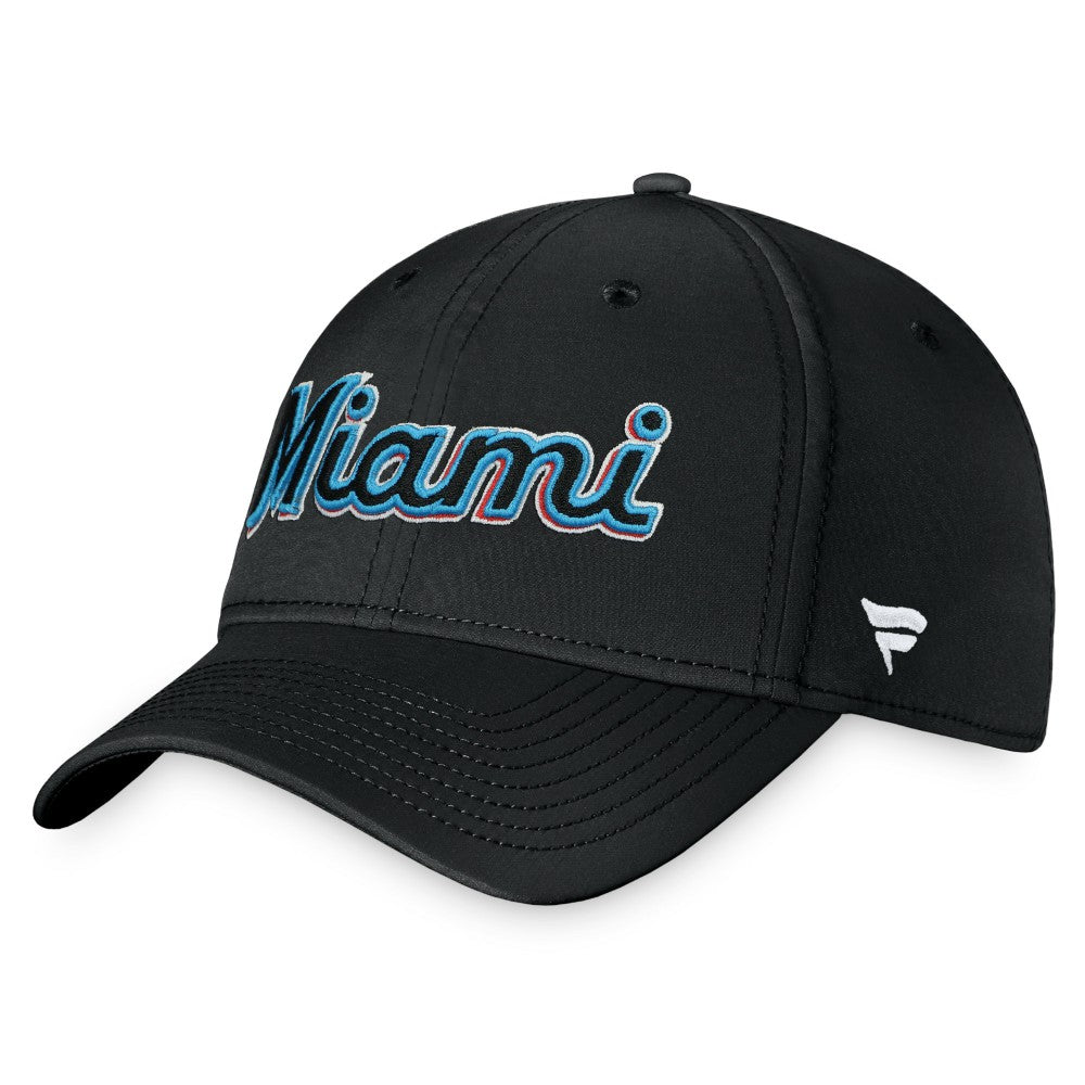 Miami Marlins Fanatics Core Flex Hat - Black - Fanatics Online