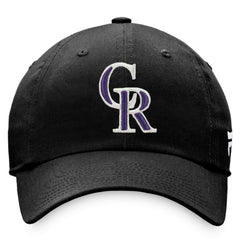 Colorado Rockies Fanatics Cooperstown Collection Core Adjustable Hat - Black - Fanatics on Sale