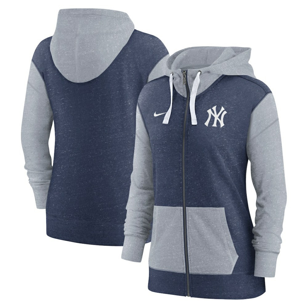 New York Yankees Nike Women's Full-Zip Hoodie - Navy - Nike Lifestyle