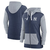 New York Yankees Nike Women's Full-Zip Hoodie - Navy - Nike Lifestyle