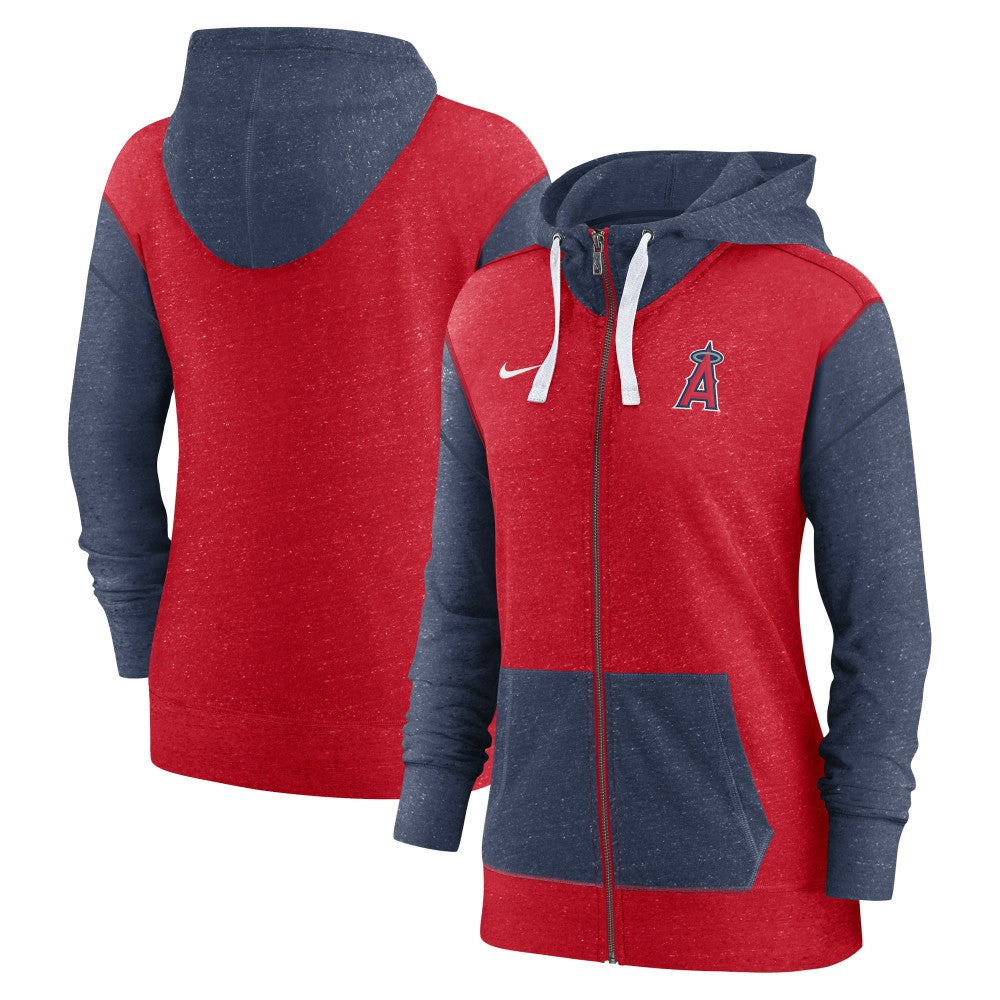 Los Angeles Angels Nike Women's Full-Zip Hoodie - Red - Nike Lifestyle