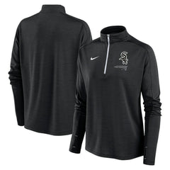Chicago White Sox Nike Women's Pacer Quarter-Zip Top - Black - Nike Lifestyle