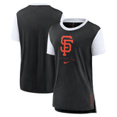 San Francisco Giants Nike Women's Local Touch Fashion Top - Black - Nike Discount