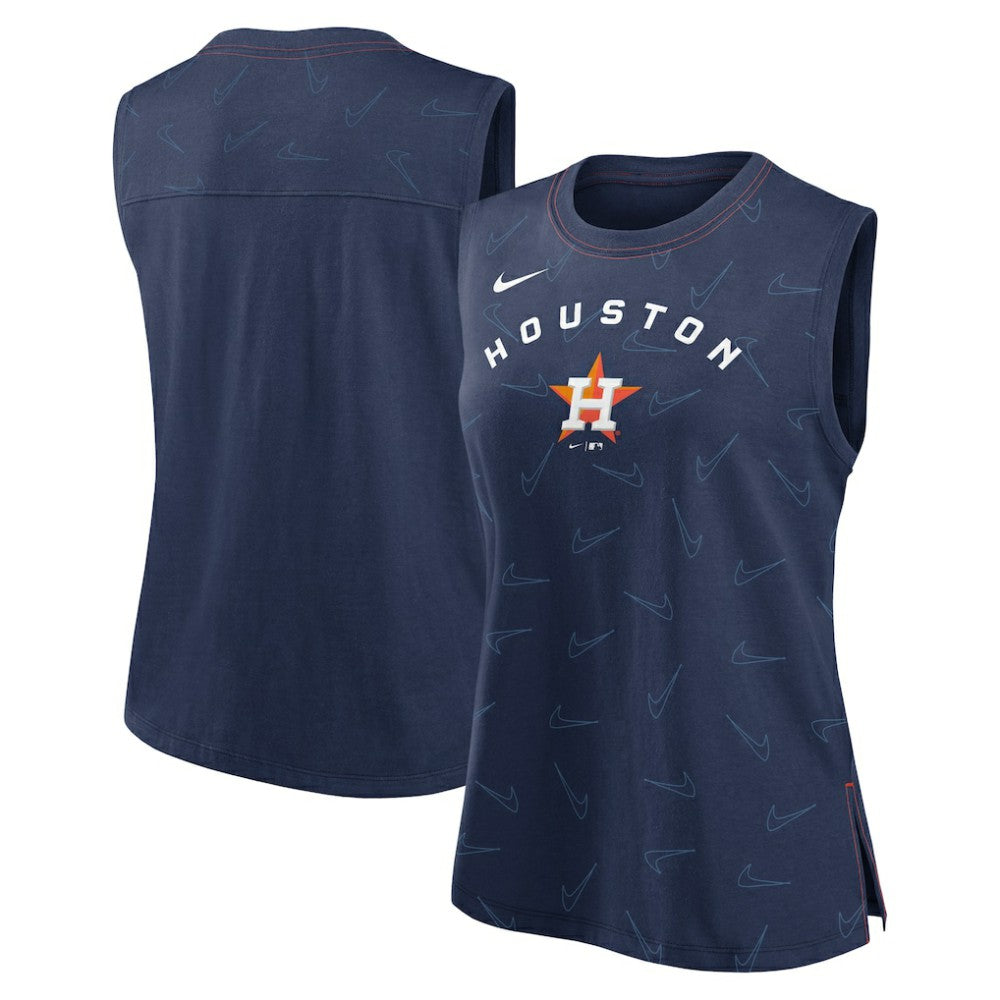Houston Astros Nike Women's Muscle Play Tank Top - Navy - Nike Discount