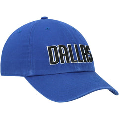 Dallas Mavericks '47 Clean Up Wordmark Adjustable Hat for sale Royal | 47 brand discount