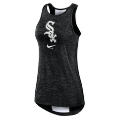Chicago White Sox Nike Women's Dri-FIT Performance Right Mix High Neck Tank Top - Black - Nike on Sale