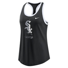 Chicago White Sox Nike Women's Tech Tri-Blend Tank Top - Black - Nike Online