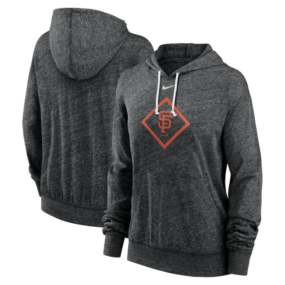 San Francisco Giants Nike Women's Diamond Icon Gym Vintage Lightweight Hooded Top - Black - Nike Online