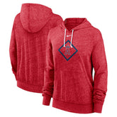 Los Angeles Angels Nike Women's Diamond Icon Gym Vintage Lightweight Hooded Top - Red - Nike Sale