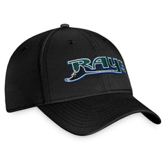 Tampa Bay Rays Fanatics Cooperstown Core Flex Hat - Black - Fanatics Lifestyle