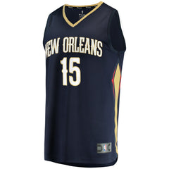 Jose Alvarado New Orleans Pelicans Fast Break Replica Jersey Icon Edition Navy | Fanatics Lifestyle