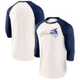 Chicago White Sox Fanatics Backdoor Slider Raglan 3/4-Sleeve T-Shirt - White/Navy - Fanatics Discount