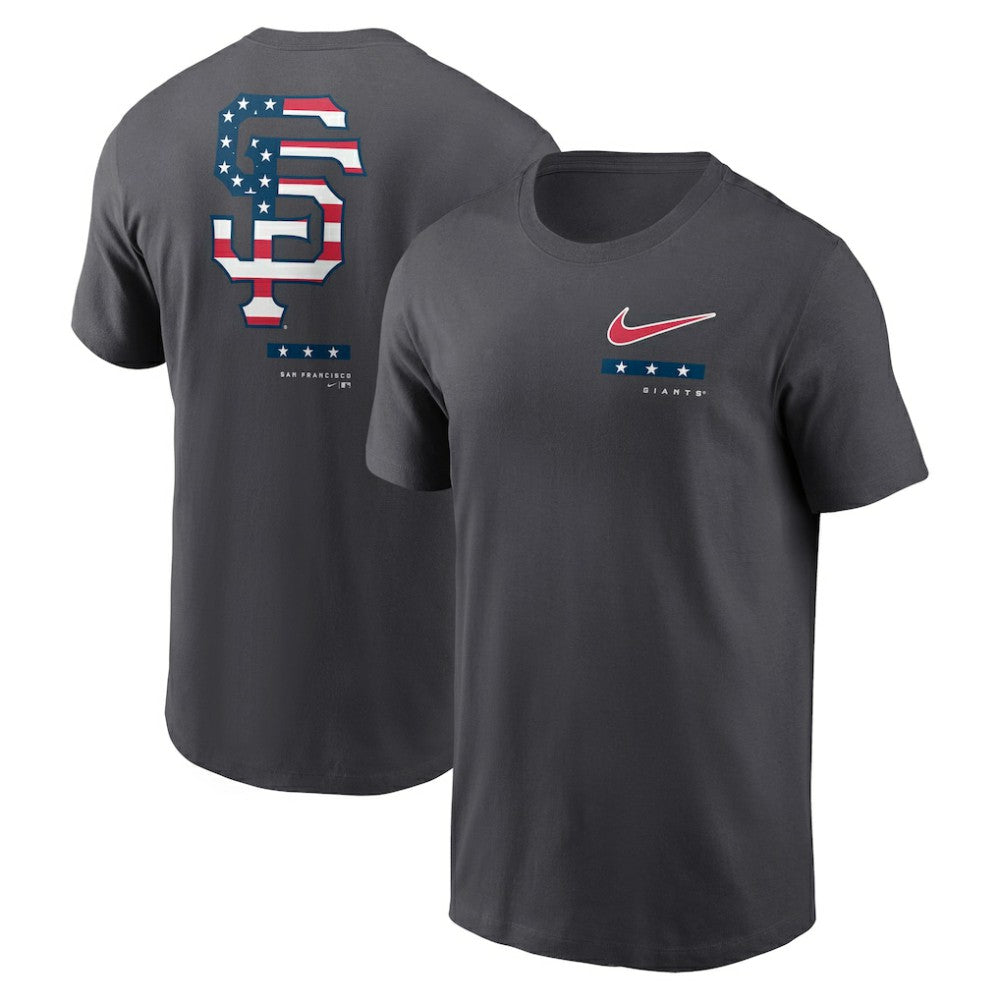 San Francisco Giants Nike Americana T-Shirt - Anthracite - Nike Discount