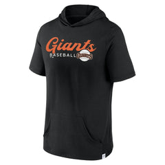 San Francisco Giants Fanatics Offensive Strategy Short Sleeve Pullover Hoodie - Black - Fanatics Online