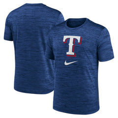 Texas Rangers Nike Logo Velocity Performance T-Shirt - Royal - Nike Online