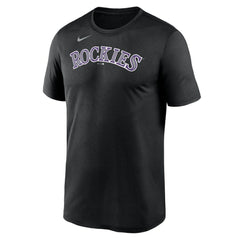 Colorado Rockies Nike New Legend Wordmark Dri-FIT T-Shirt - Black - Nike on Sale
