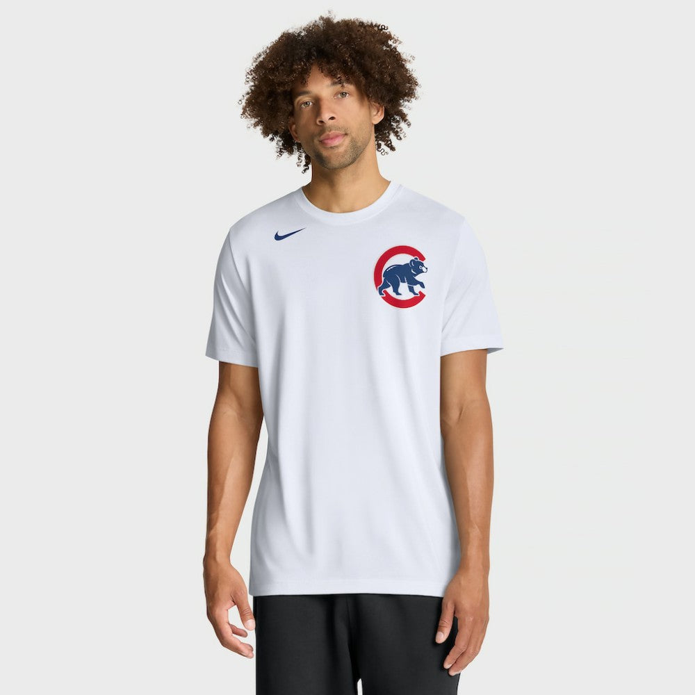 Chicago Cubs Nike New Legend Wordmark Dri-FIT T-Shirt - White - Nike Discount