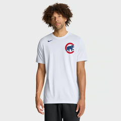Chicago Cubs Nike New Legend Wordmark Dri-FIT T-Shirt - White - Nike Discount